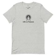"Life is a Treasure" Positive Thought Brand Unisex T-Shirt (Black Graphic)