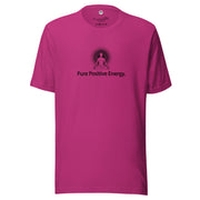 "Pure Positive Energy" Positive Thought Brand Unisex T-Shirt (Black Graphic)
