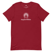 "Inquire Within" Positive Thought Brand Unisex T-Shirt (White Graphic)