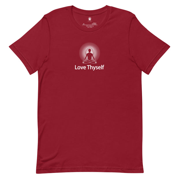 "Love Yourself" Positive Thought Brand Unisex T-Shirt (White Graphic)