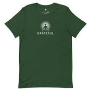 "GRATEFUL" Positive Thought Brand Unisex T-Shirt (White Graphic)