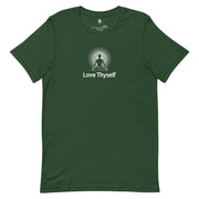 "Love Yourself" Positive Thought Brand Unisex T-Shirt (White Graphic)