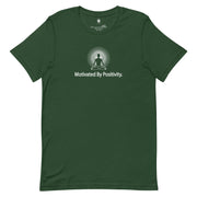 "Motivated by Positivity" Positive Thought Brand Unisex T-Shirt (White Graphic)