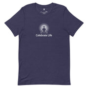 "Celebrate Life" Positive Thought Brand Unisex T-Shirt (White Graphic)