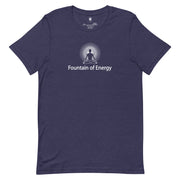"Fountain of Energy" Positive Thought Brand Unisex T-Shirt (White Graphic)