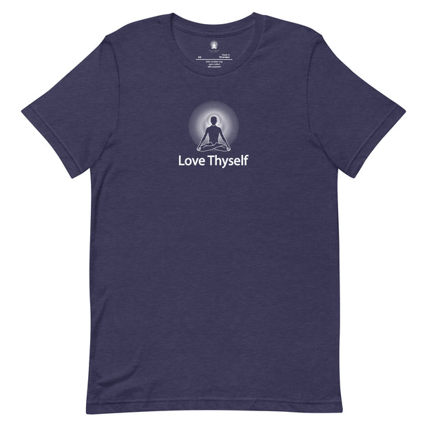 "Love Yourself" Positive Thought Brand Unisex T-Shirt (White Graphic)