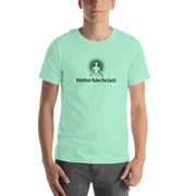 "Intention Rules the Earth" Positive Thought Brand Unisex T-Shirt (Black Graphic)