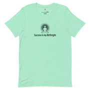 "Success is my Birthright" Positive Thought Brand Unisex T-Shirt (Black Graphic)