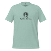 "Trust the Universe" Positive Thought Brand Unisex T-Shirt (Black Graphic)