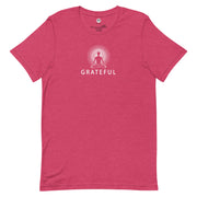 "GRATEFUL" Positive Thought Brand Unisex T-Shirt (White Graphic)