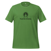 "Trust the Universe" Positive Thought Brand Unisex T-Shirt (Black Graphic)