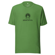 "GRATEFUL" Positive Thought Brand Unisex T-Shirt (Black Graphic)