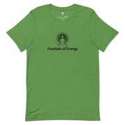 "Fountain of Energy" Positive Thought Brand Unisex T-Shirt (Black Graphic)