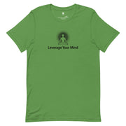 "Leverage Your Mind" Positive Thought Brand Unisex T-Shirt (Black Graphic)