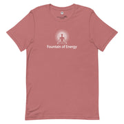 "Fountain of Energy" Positive Thought Brand Unisex T-Shirt (White Graphic)