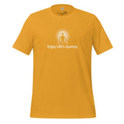 "Enjoy Life's Journey" Positive Thought Brand Unisex T-Shirt (White Graphic)