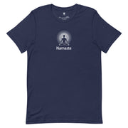"Namaste" Positive Thought Brand Unisex T-Shirt (White Graphic)