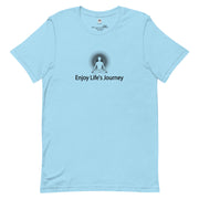 "Enjoy Life's Journey" Positive Thought Brand Unisex T-Shirt (Black Graphic)