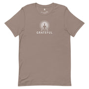 "GRATEFUL" Positive Thought Brand Unisex T-Shirt (White Graphic)
