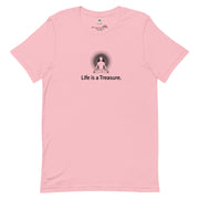 "Life is a Treasure" Positive Thought Brand Unisex T-Shirt (Black Graphic)