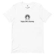 "Enjoy Life's Journey" Positive Thought Brand Unisex T-Shirt (Black Graphic)