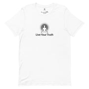 "Live Your Truth" Positive Thought Brand Unisex T-Shirt (Black Graphic) " Positive Thought Brand Unisex T-Shirt (Black Graphic)