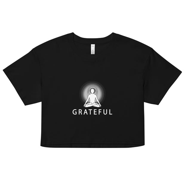 "GRATEFUL" Positive Thought Brand Women’s Crop Top