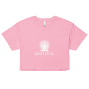 "GRATEFUL" Positive Thought Brand Women’s Crop Top