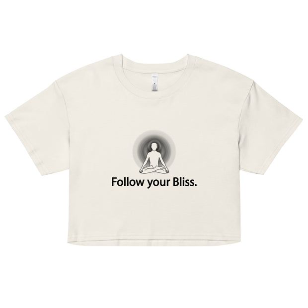 "Follow Your Bliss" Positive Thought Brand Women’s Crop Top