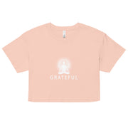 "GRATEFUL" Positive Thought Brand Women’s Crop Top