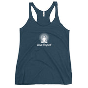 "Love Thyself" Positive Thought Brand Women's Racerback Tank