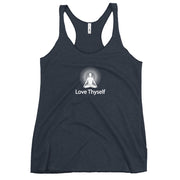 "Love Thyself" Positive Thought Brand Women's Racerback Tank