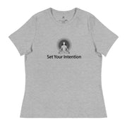 "Set Your Intention" Positive Thought Brand Women's Relaxed T-Shirt