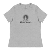 "Life is a Treasure" Positive Thought Brand Women's Relaxed T-Shirt