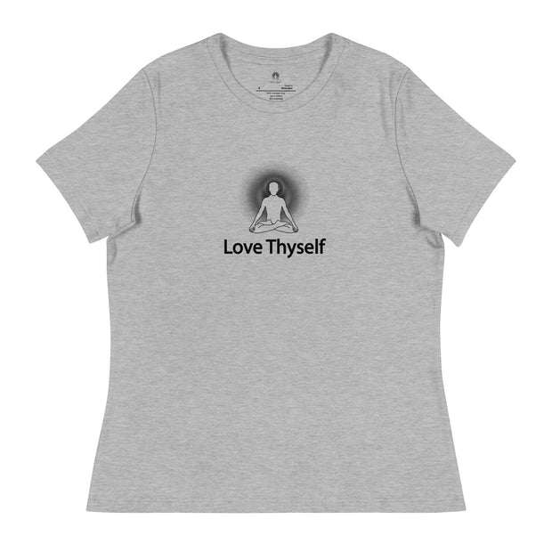 "Love Thyself" Positive Thought Brand Women's Relaxed T-Shirt