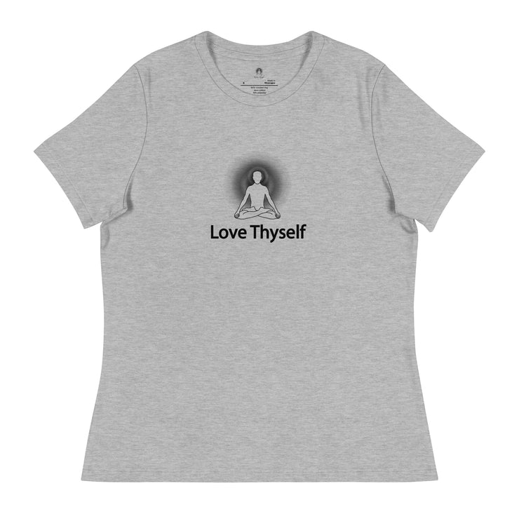 "Love Thyself" Positive Thought Brand Women's Relaxed T-Shirt