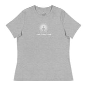 "Love, Love, Love" Positive Thought Brand Women's Relaxed T-Shirt