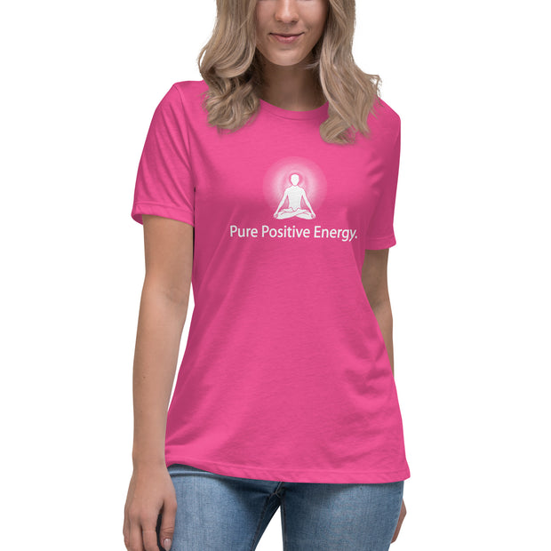 "Pure Positive Energy" Positive Thought Brand Women's Relaxed T-Shirt