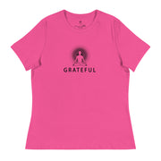 "GRATEFUL" Positive Thought Brand Women's Relaxed T-Shirt