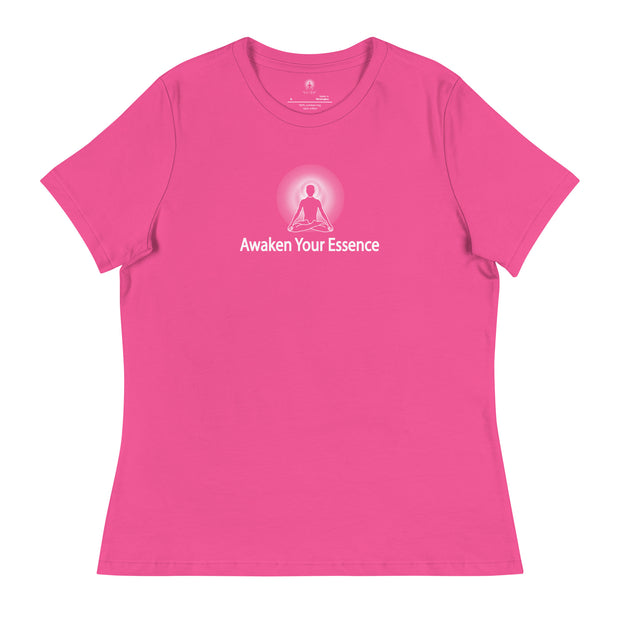 "Awaken Your Essence" Positive Thought Brand Women's Relaxed T-Shirt