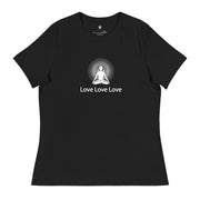 "Love, Love, Love" Positive Thought Brand Women's Relaxed T-Shirt