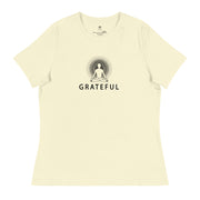 "GRATEFUL" Positive Thought Brand Women's Relaxed T-Shirt