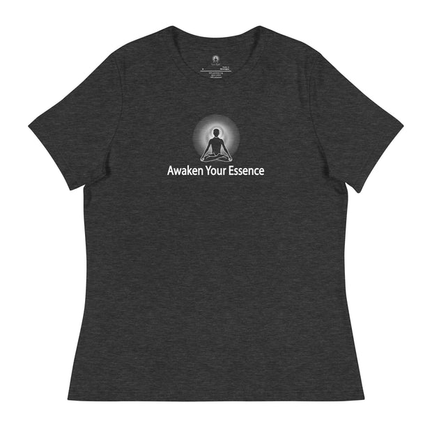 "Awaken Your Essence" Positive Thought Brand Women's Relaxed T-Shirt