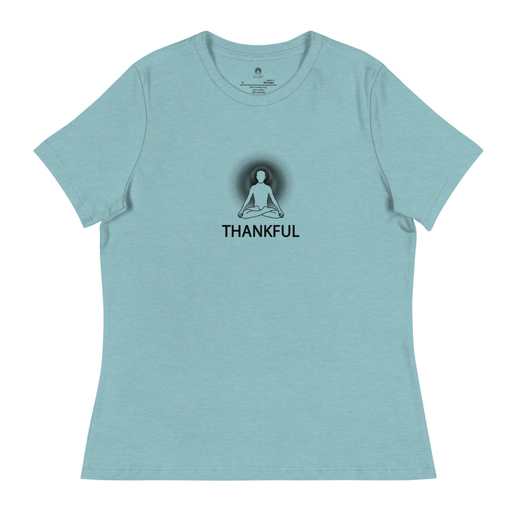 "THANKFUL" Positive Thought Brand Women's Relaxed T-Shirt