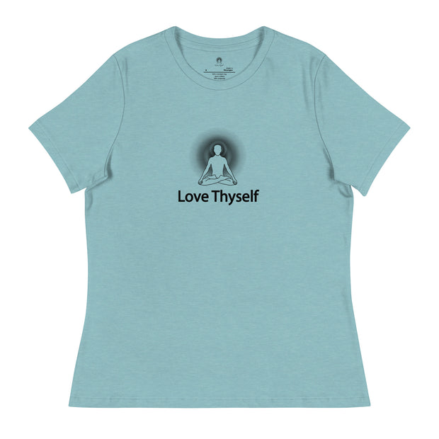 "Love Thyself" Positive Thought Brand Women's Relaxed T-Shirt