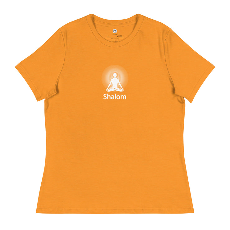 "Shalom" Positive Thought Brand Women's Relaxed T-Shirt