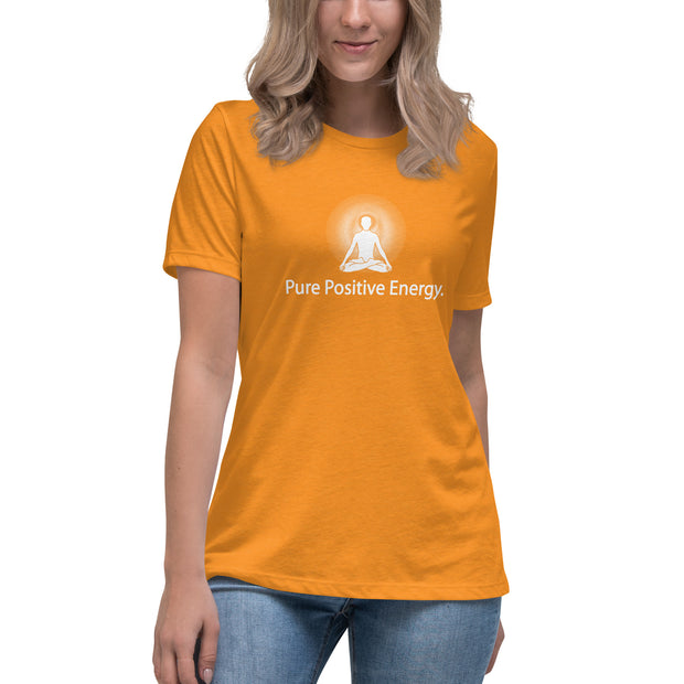 "Pure Positive Energy" Positive Thought Brand Women's Relaxed T-Shirt