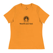"Nourish Your Soul" Positive Thought Brand Women's Relaxed T-Shirt