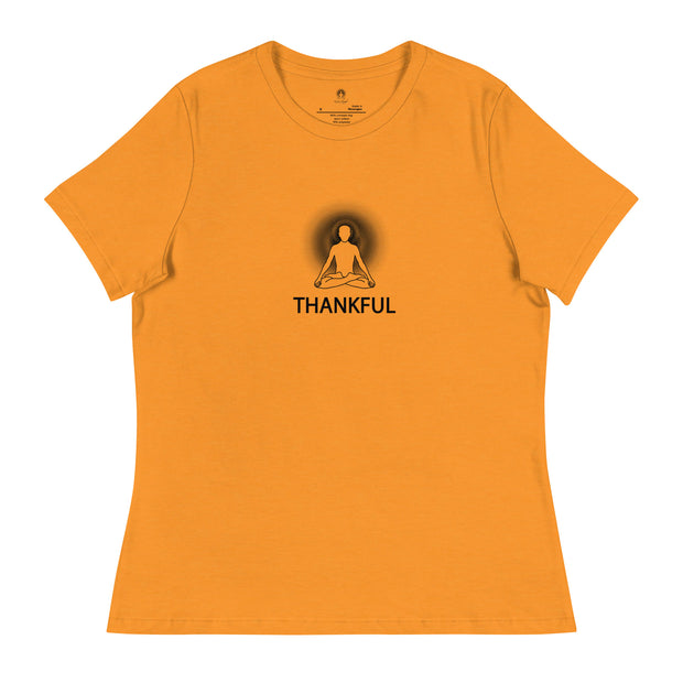 "THANKFUL" Positive Thought Brand Women's Relaxed T-Shirt