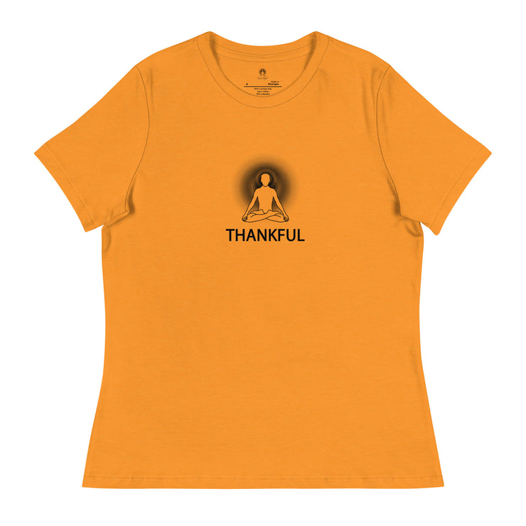 "THANKFUL" Positive Thought Brand Women's Relaxed T-Shirt